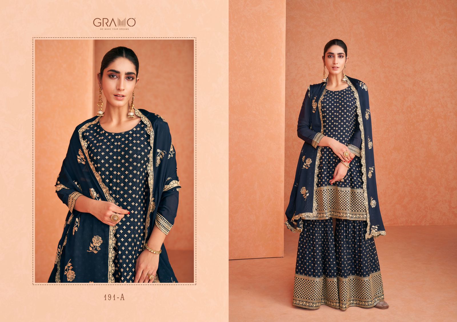 GRAMO COLOUR SPECIAL VOL 3 GEORGETTE SALWAR SUIT Anant Tex Exports Private Limited
