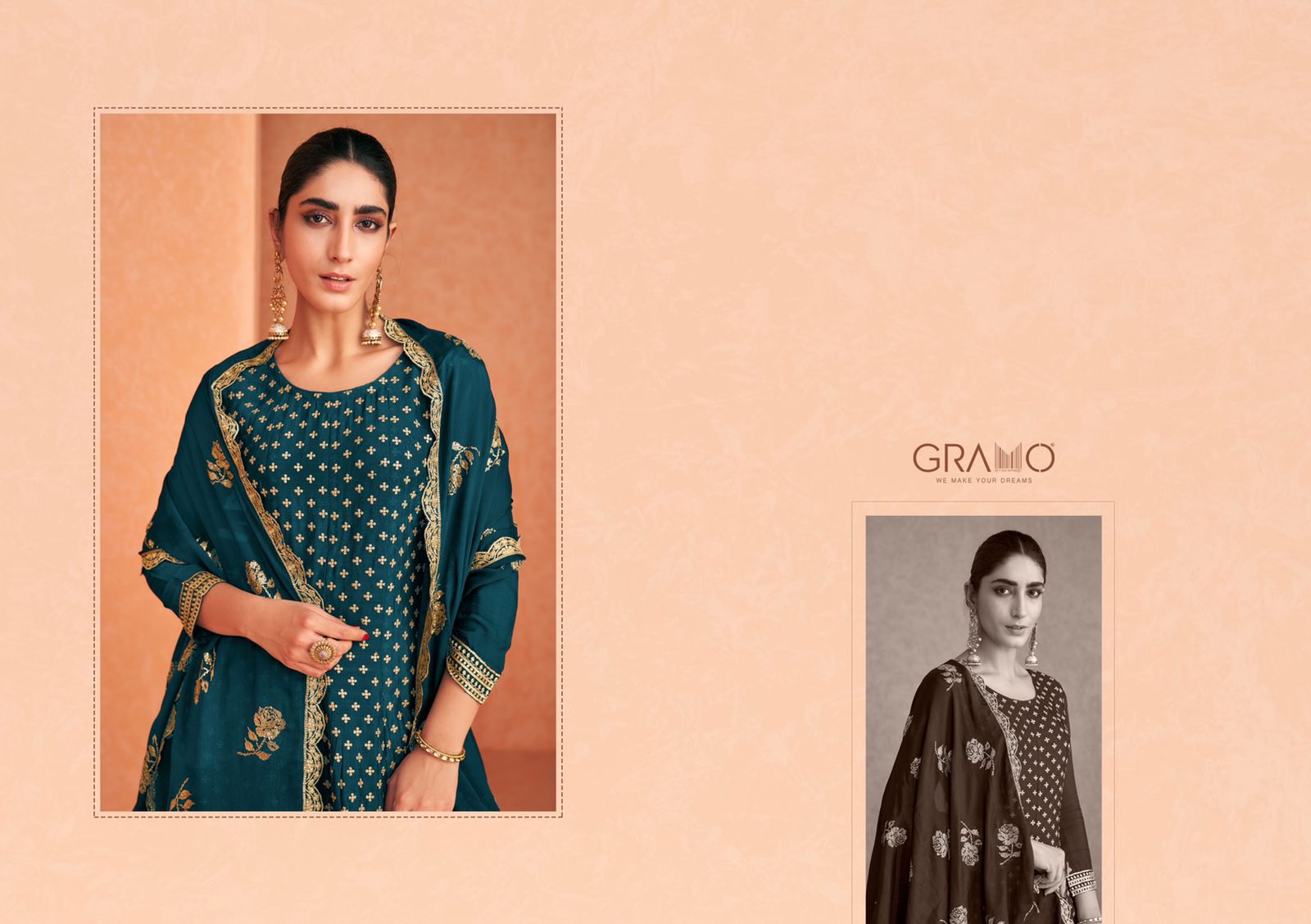 GRAMO COLOUR SPECIAL VOL 3 GEORGETTE SALWAR SUIT Anant Tex Exports Private Limited