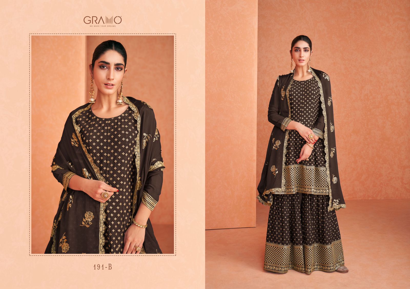 GRAMO COLOUR SPECIAL VOL 3 GEORGETTE SALWAR SUIT Anant Tex Exports Private Limited