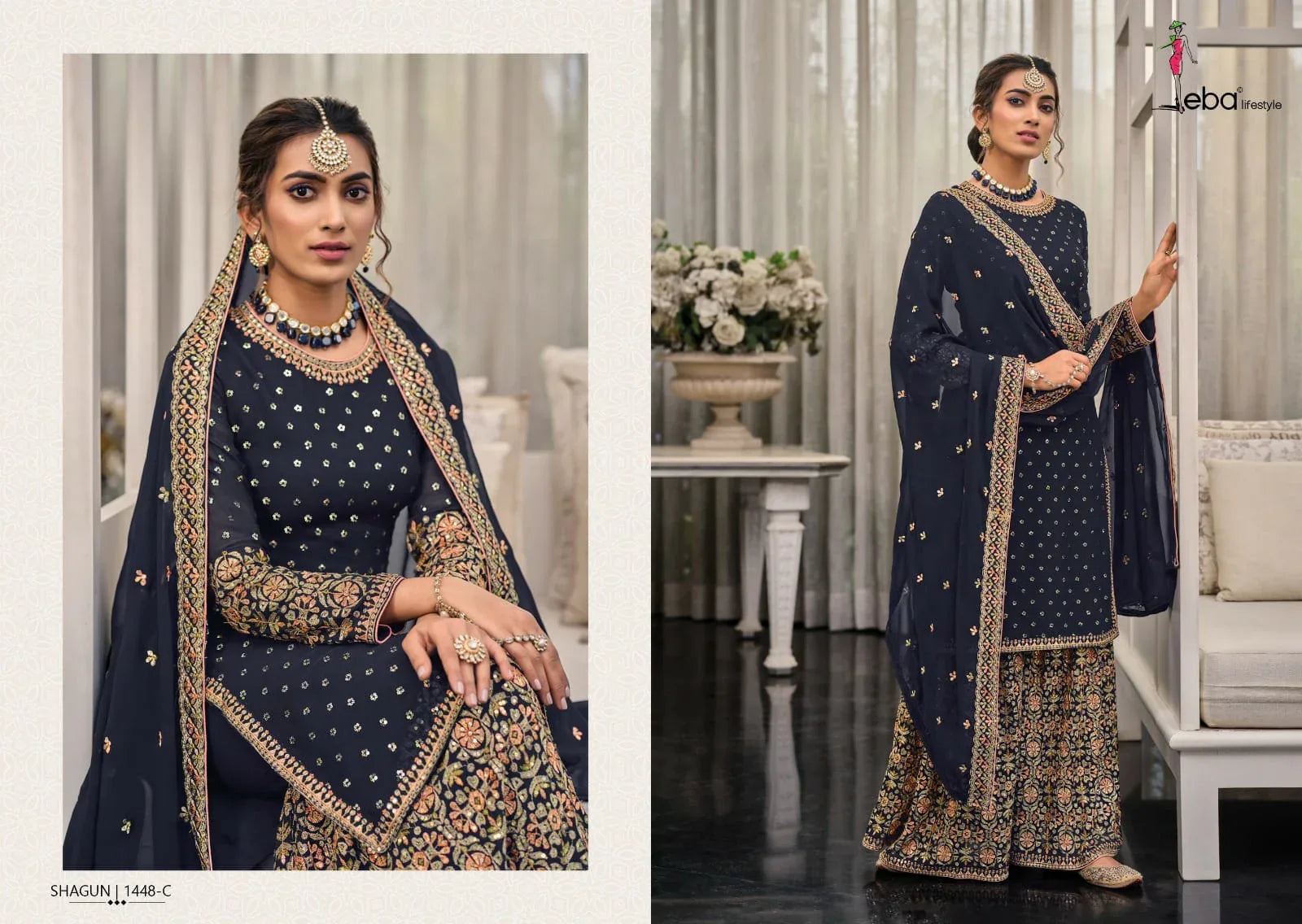 EBA LIFESTYLE SHAGUN 1448 DESIGNER SALWAR KAMEEZ Anant Tex Exports Private Limited