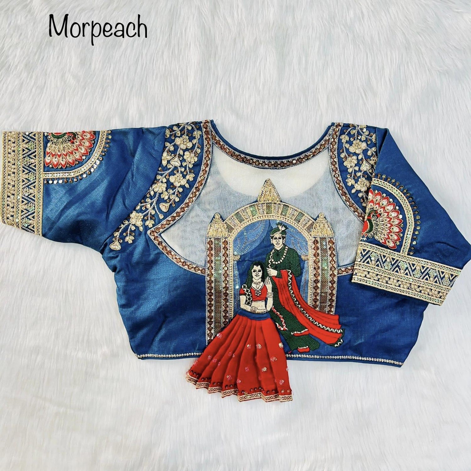 Divya Heavy Embroidery Bridal Work Blouse - Anant Tex Exports Private Limited