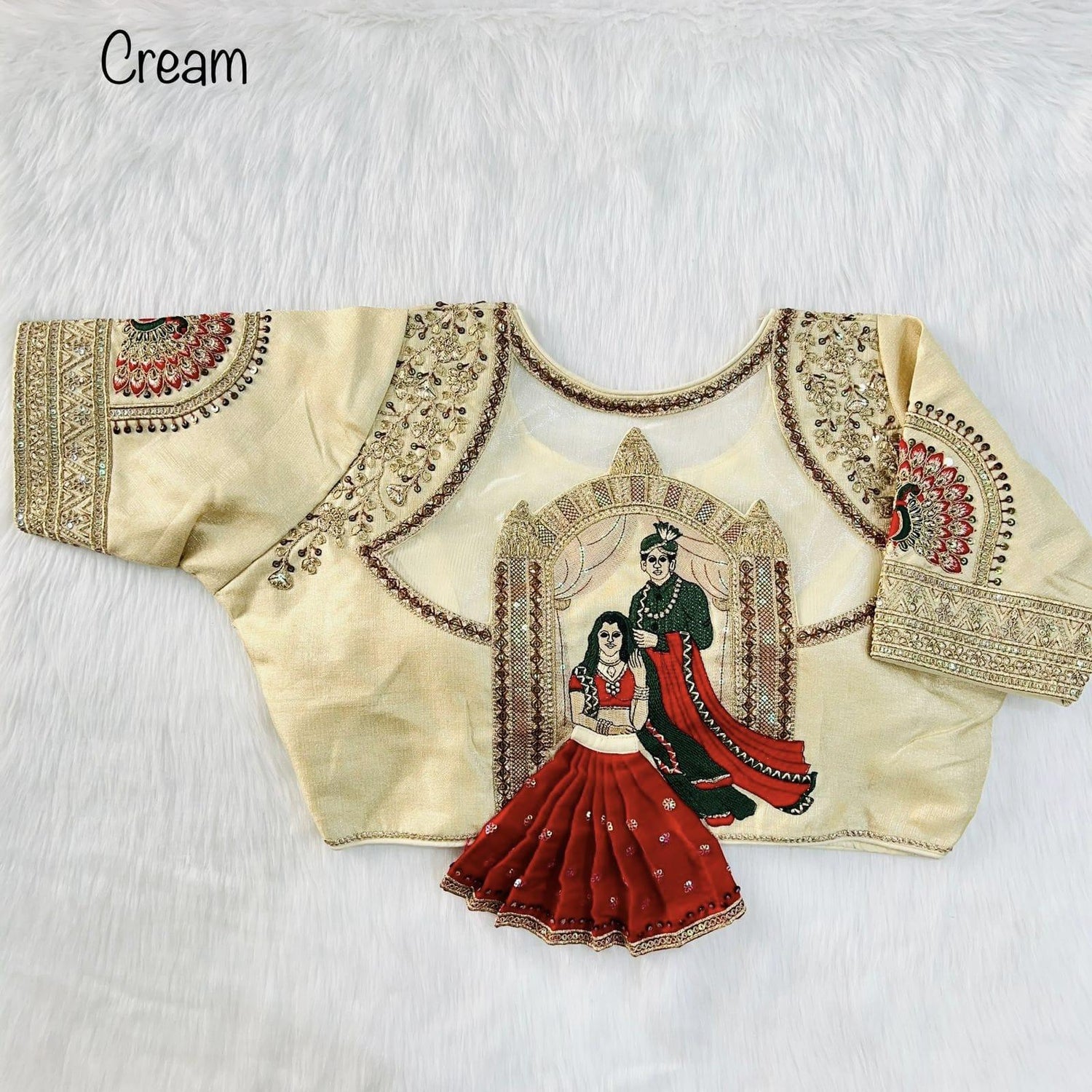Divya Heavy Embroidery Bridal Work Blouse - Anant Tex Exports Private Limited