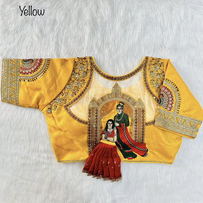 Divya Heavy Embroidery Bridal Work Blouse - Anant Tex Exports Private Limited