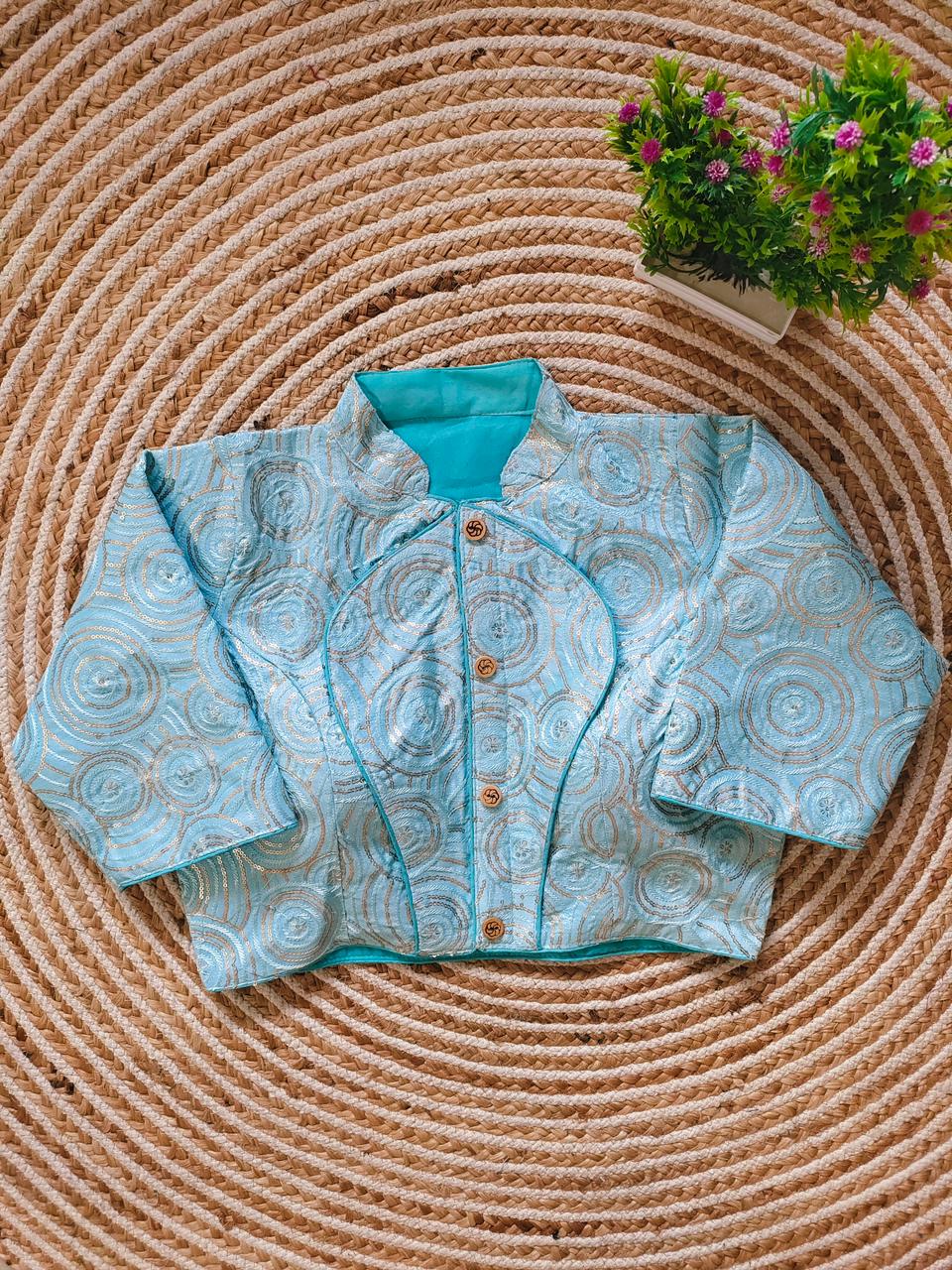 Fancy Jacket Style Blouse Anant Tex Exports Private Limited