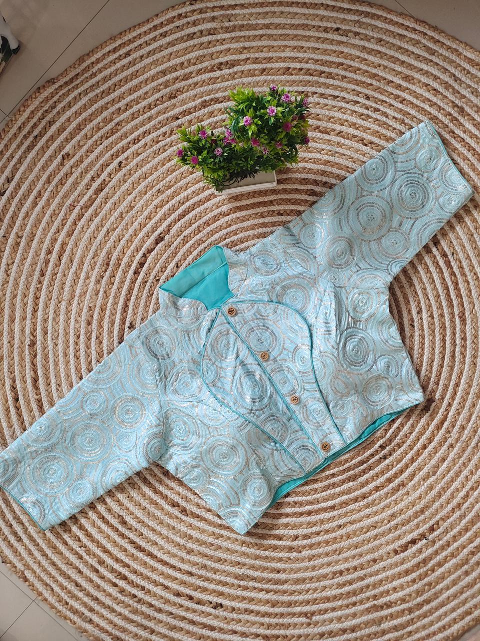 Fancy Jacket Style Blouse Anant Tex Exports Private Limited