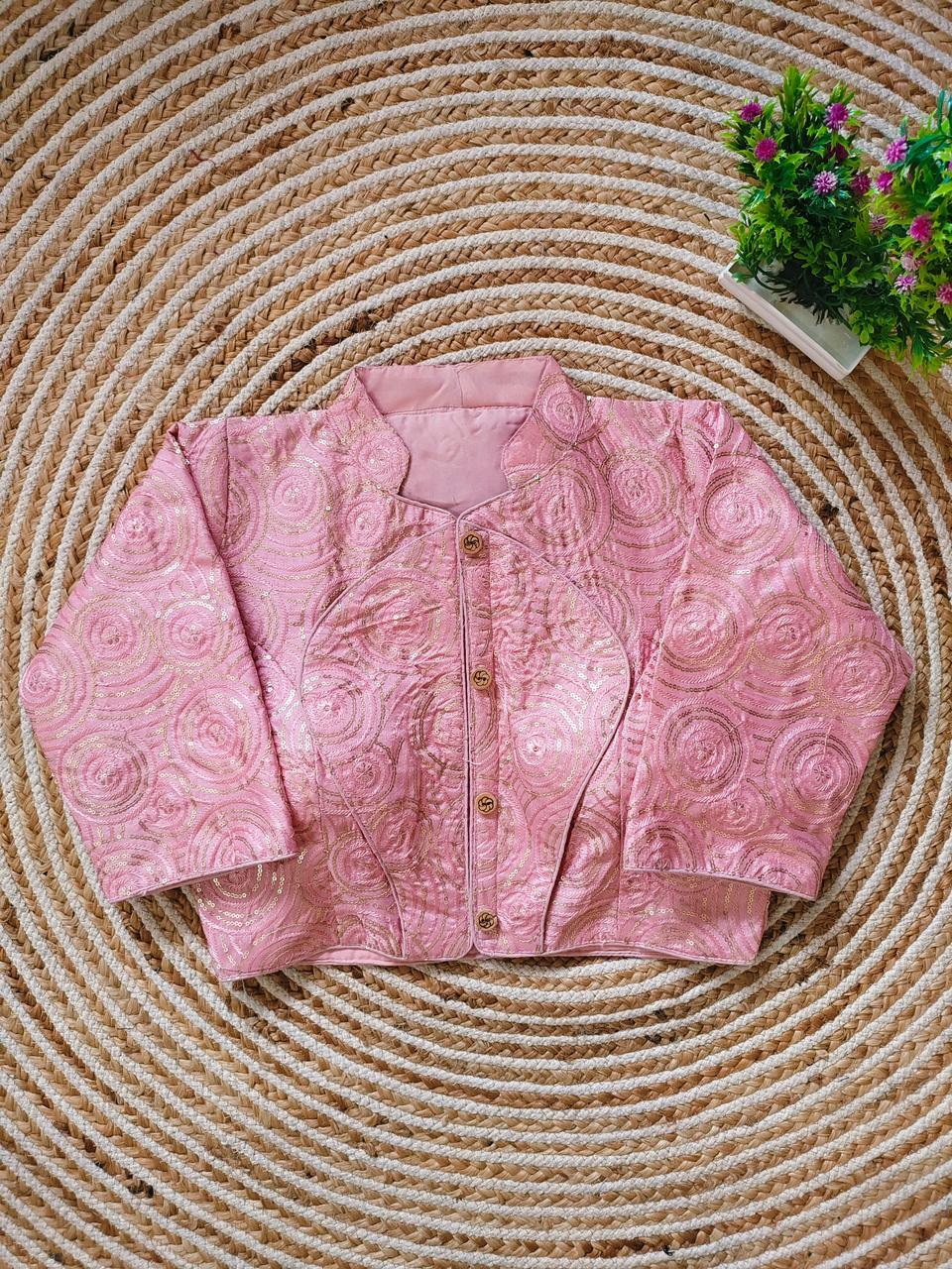 Fancy Jacket Style Blouse Anant Tex Exports Private Limited