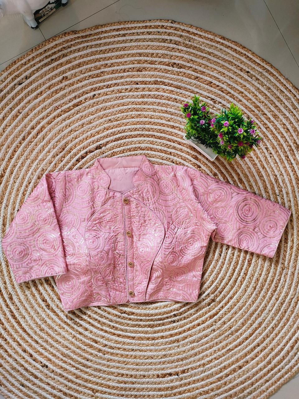 Fancy Jacket Style Blouse Anant Tex Exports Private Limited