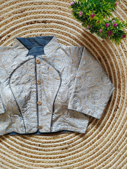 Fancy Jacket Style Blouse Anant Tex Exports Private Limited