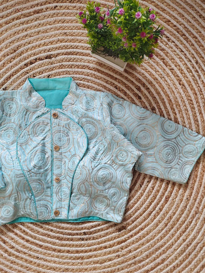 Fancy Jacket Style Blouse Anant Tex Exports Private Limited