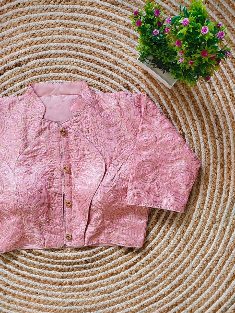 Fancy Jacket Style Blouse Anant Tex Exports Private Limited