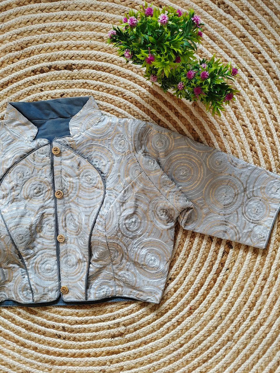 Fancy Jacket Style Blouse Anant Tex Exports Private Limited