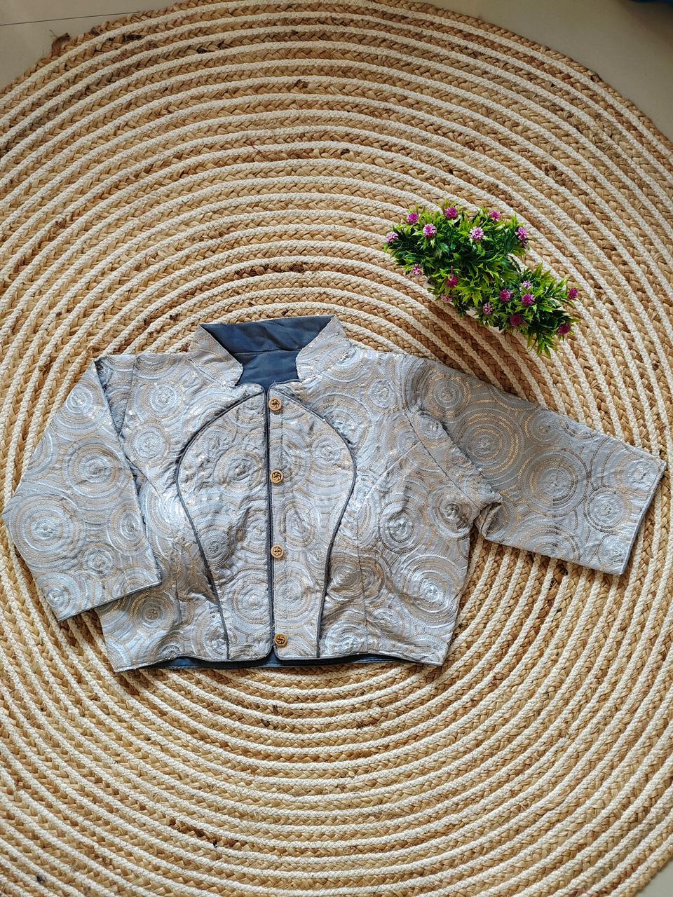 Fancy Jacket Style Blouse Anant Tex Exports Private Limited