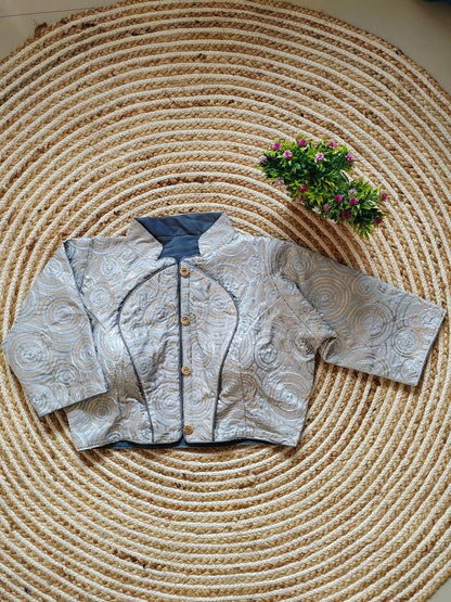 Fancy Jacket Style Blouse Anant Tex Exports Private Limited