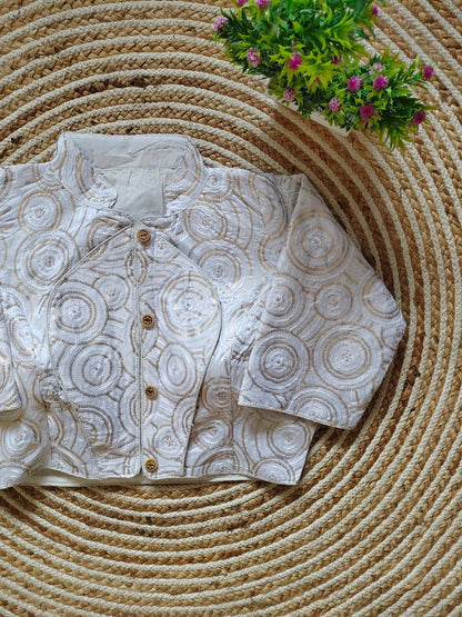 Fancy Jacket Style Blouse Anant Tex Exports Private Limited