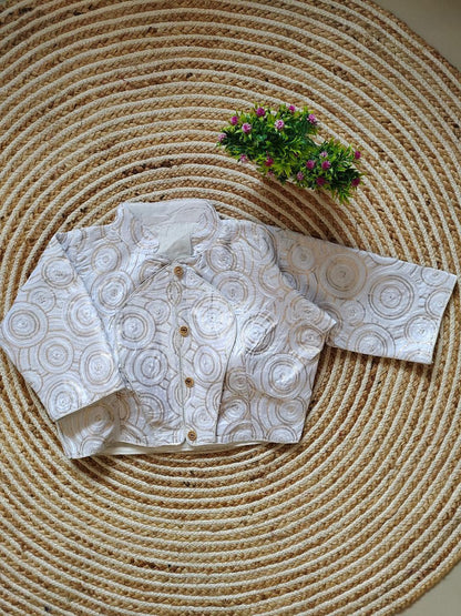 Fancy Jacket Style Blouse Anant Tex Exports Private Limited