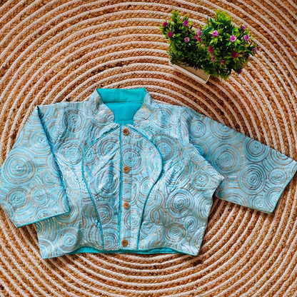 Fancy Jacket Style Blouse Anant Tex Exports Private Limited