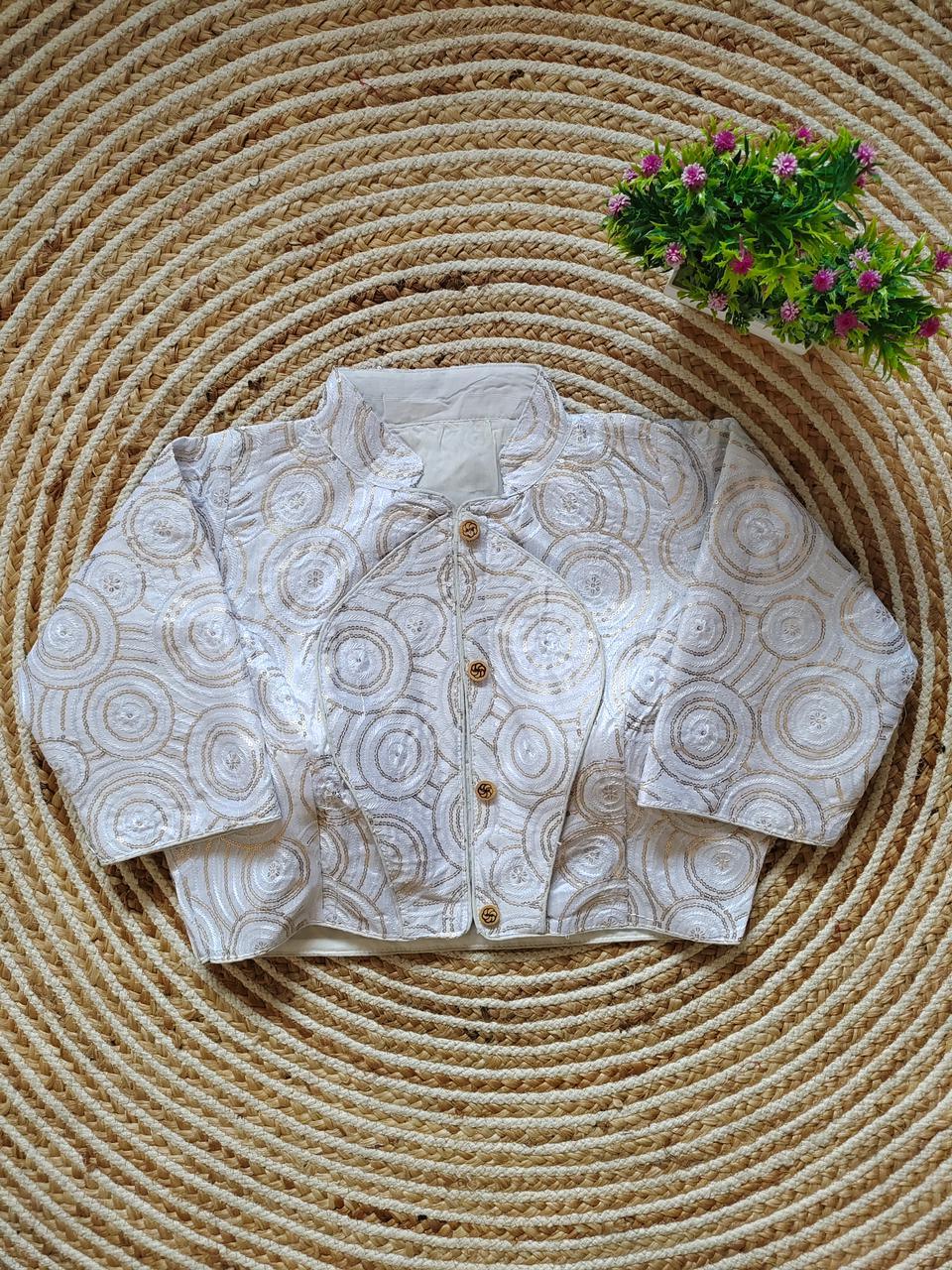 Fancy Jacket Style Blouse Anant Tex Exports Private Limited