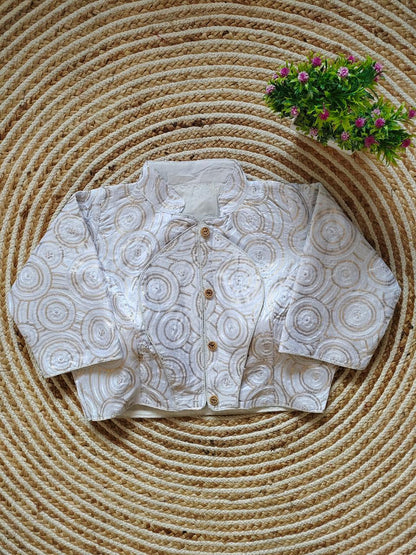 Fancy Jacket Style Blouse Anant Tex Exports Private Limited