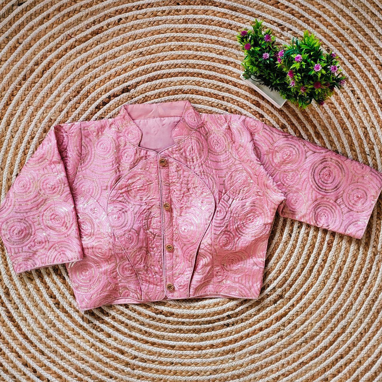 Fancy Jacket Style Blouse Anant Tex Exports Private Limited