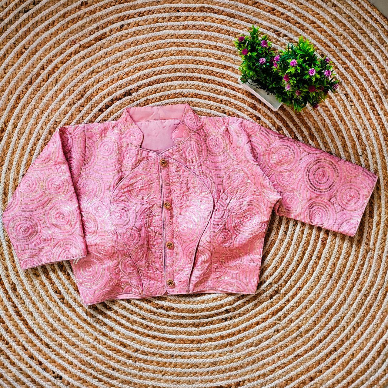 Fancy Jacket Style Blouse Anant Tex Exports Private Limited