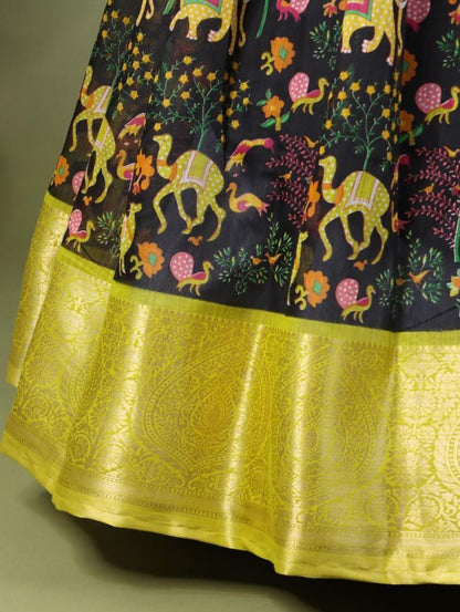 Trendy Kalamkari South Gown Anant Tex Exports Private Limited