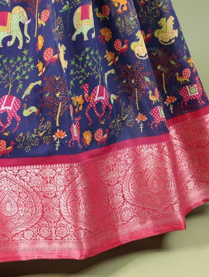 Trendy Kalamkari South Gown Anant Tex Exports Private Limited