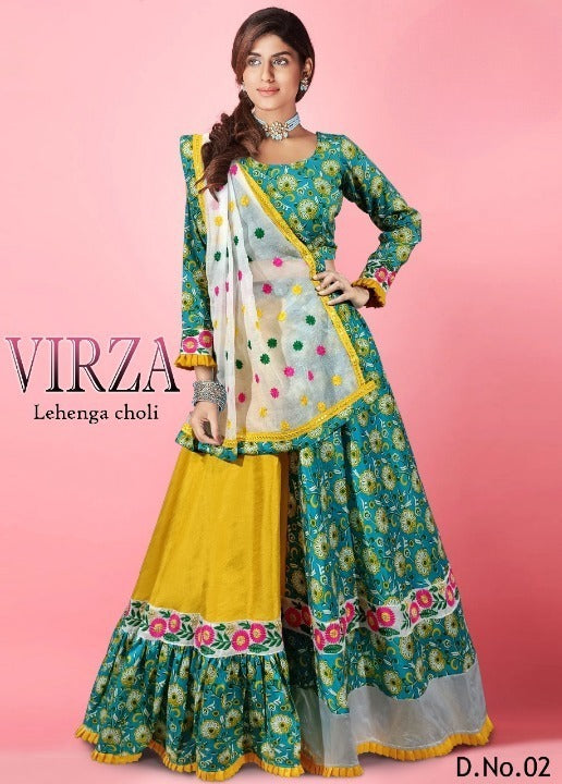 VIRZA DIGITAL PRINT LEHENGA CHOLI Anant Tex Exports Private Limited