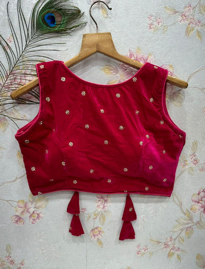 Heavy Velvet Sequence Blouse Anant Tex Exports Private Limited