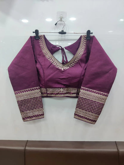 Mohini-2  Long Sleeves Bridal Blouse Anant Tex Exports Private Limited