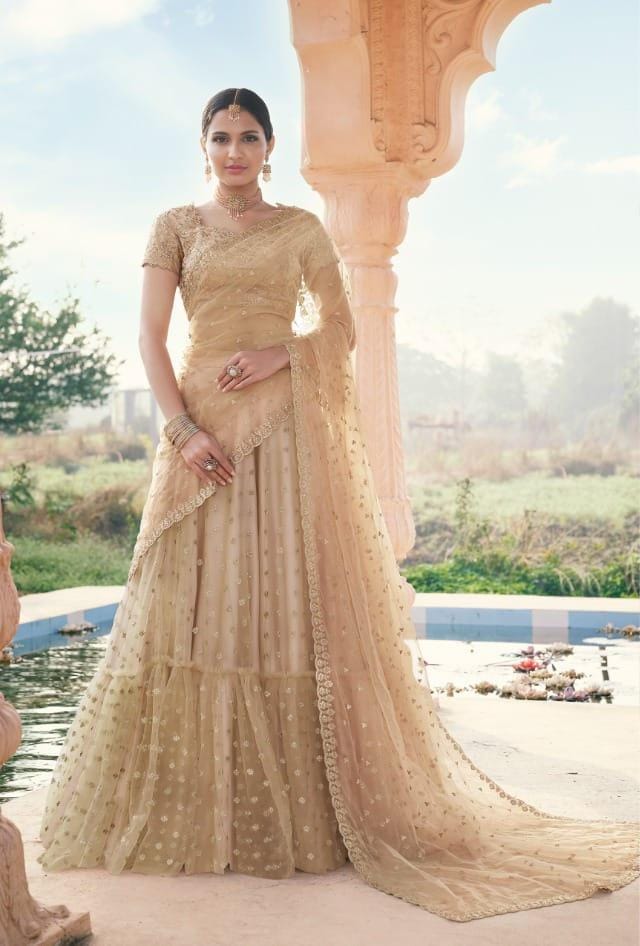 NAKKASHI KASAK DESIGNER LEHENGA D.NO - 4224 Anant Tex Exports Private Limited