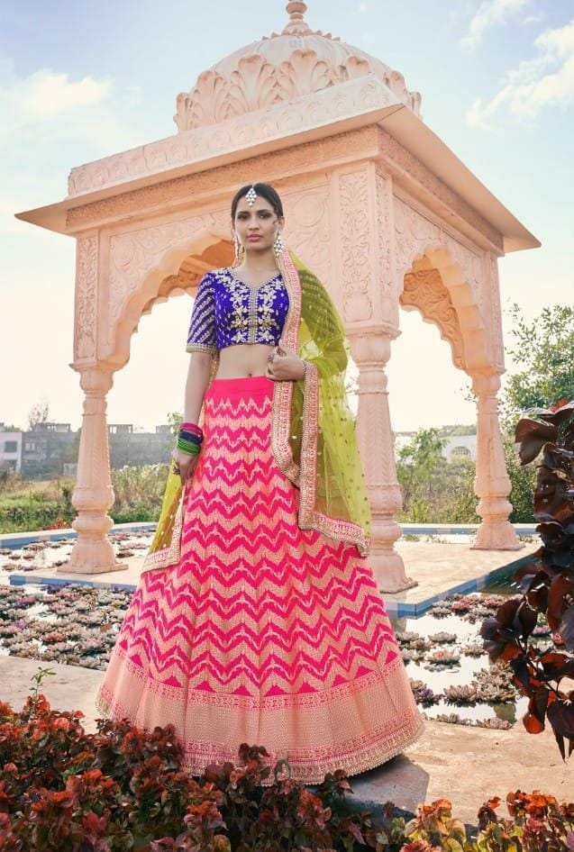 NAKKASHI KASAK DESIGNER LEHENGA D.NO - 4219 Anant Tex Exports Private Limited