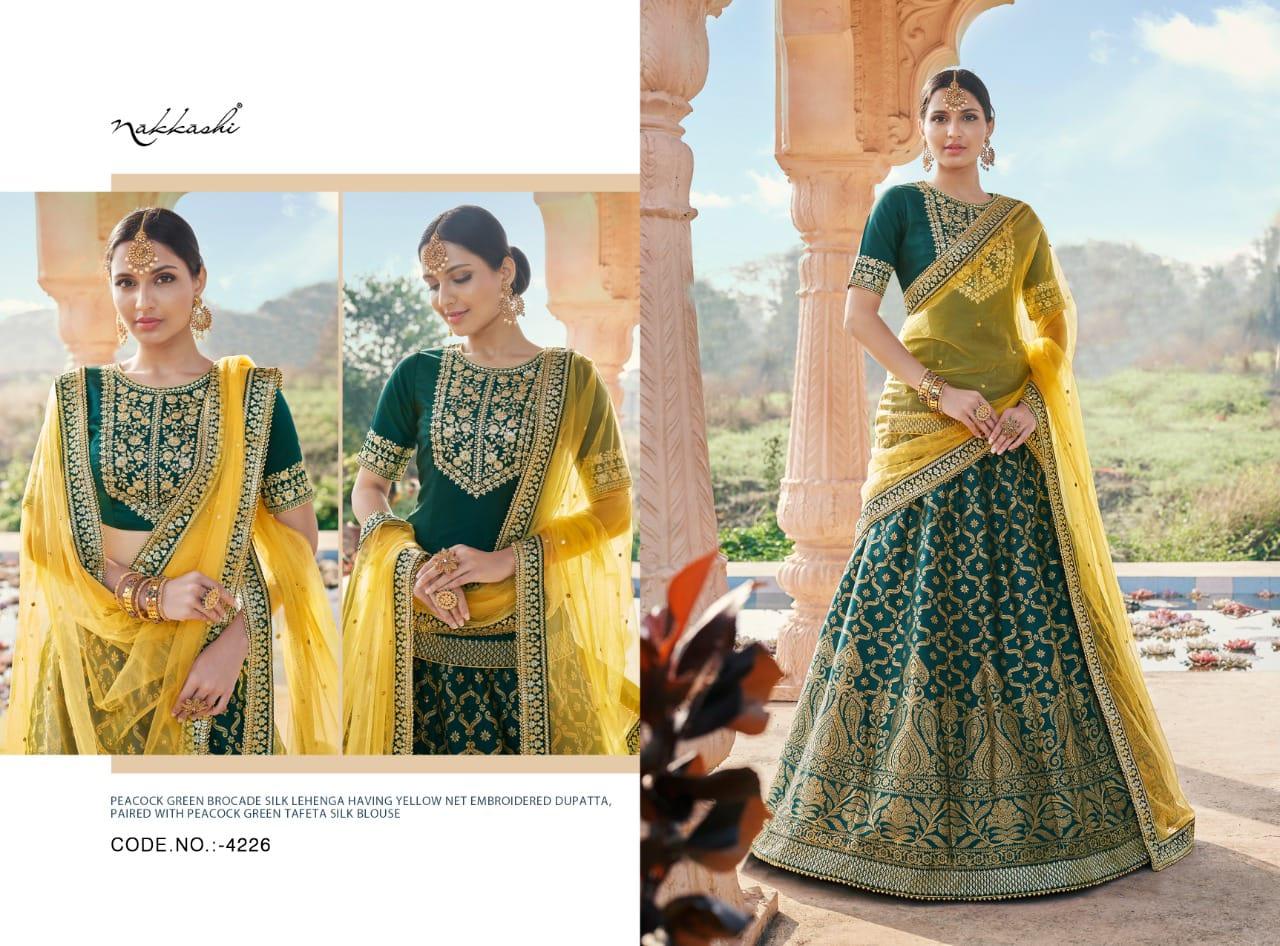 NAKKASHI KASAK DESIGNER LEHENGA D.NO - 4226 Anant Tex Exports Private Limited
