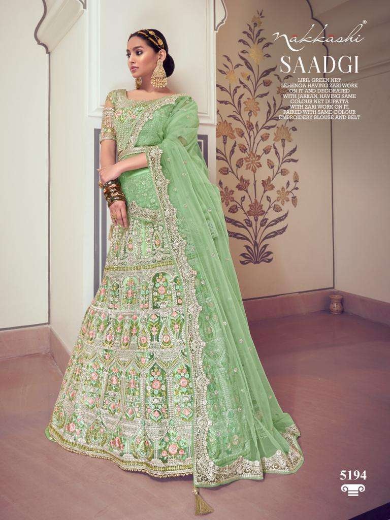 Nakkashi Saadgi Designer Lehenga D.no-5194 Anant Tex Exports Private Limited