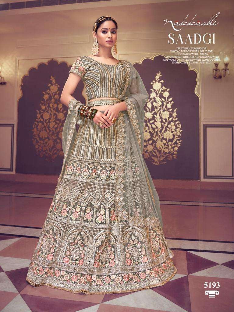 Nakkashi Saadgi Designer Lehenga D.no-5193 Anant Tex Exports Private Limited