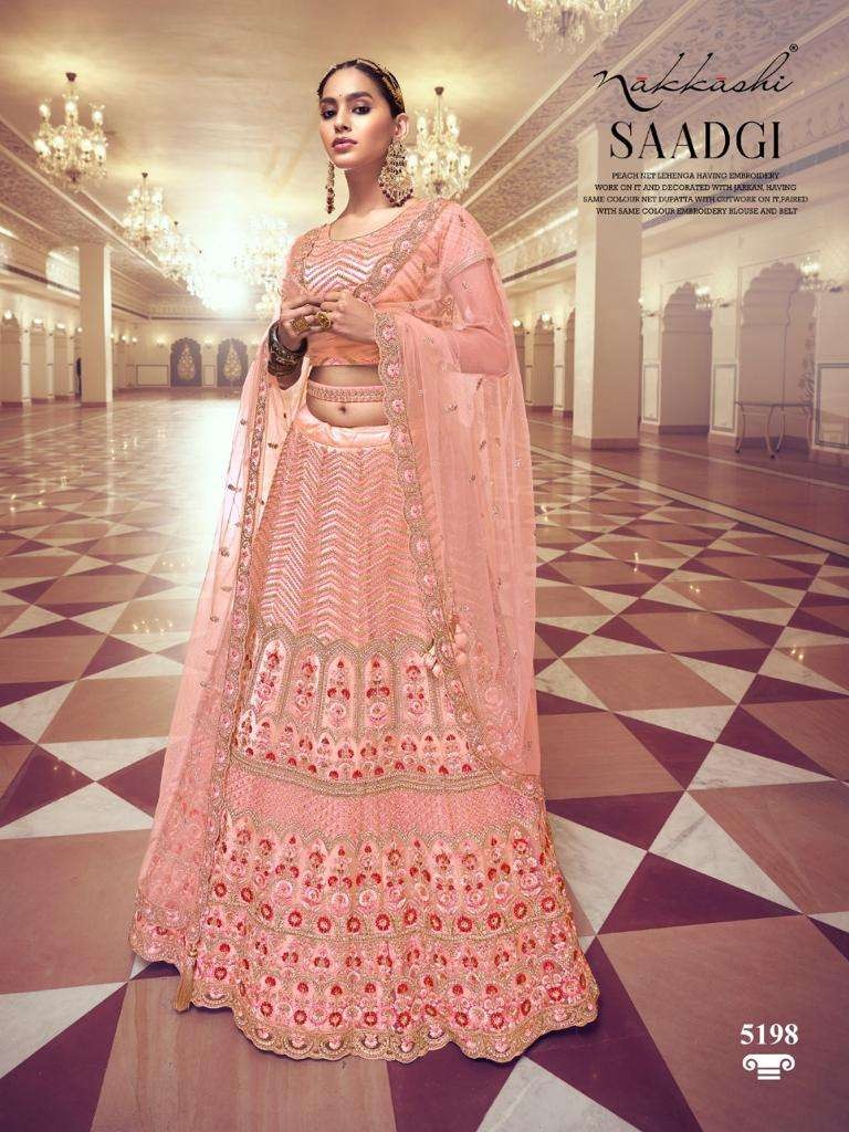 Nakkashi Saadgi Designer Lehenga D.no-5198 Anant Tex Exports Private Limited