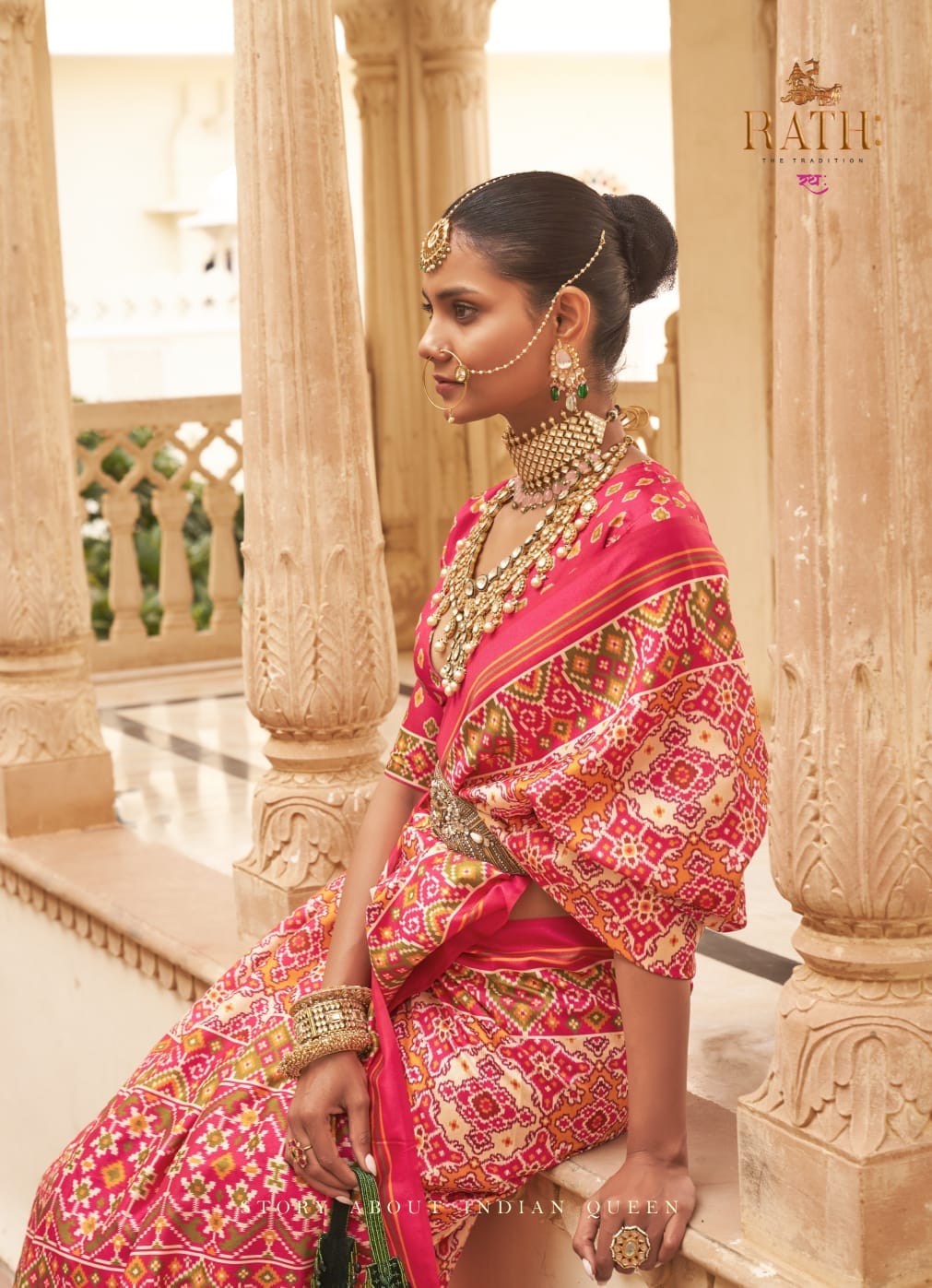 Rath RaajMata Patola Silk Saree Anant Tex Exports Private Limited