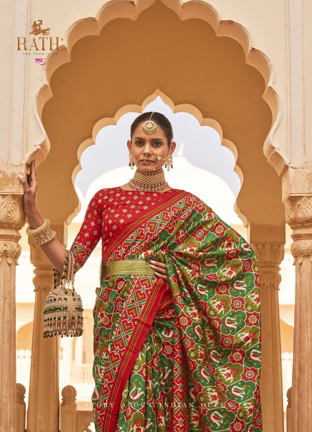 Rath RaajMata Patola Silk Saree Anant Tex Exports Private Limited