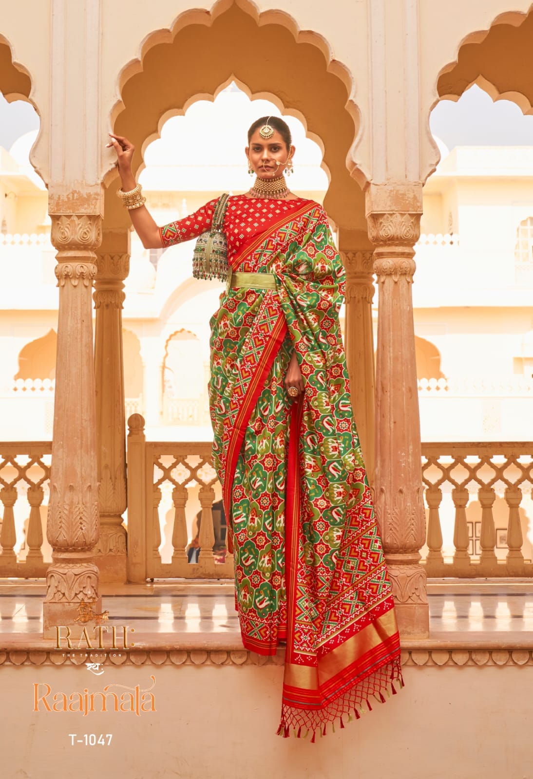 Rath RaajMata Patola Silk Saree Anant Tex Exports Private Limited