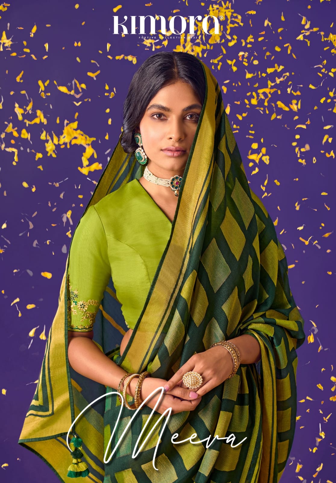 Kimora Meera Vol 6 Brasso Silk Saree Anant Tex Exports Private Limited