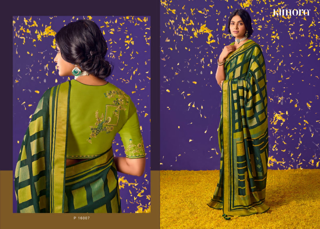 Kimora Meera Vol 6 Brasso Silk Saree Anant Tex Exports Private Limited