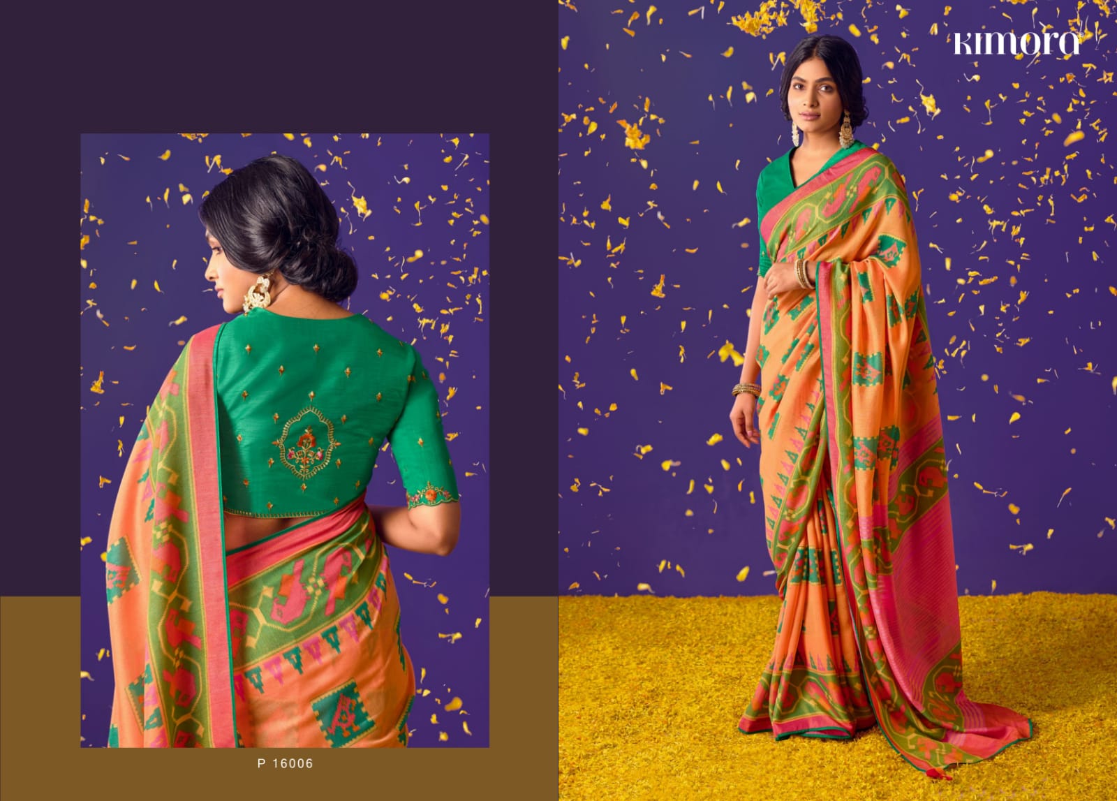 Kimora Meera Vol 6 Brasso Silk Saree Anant Tex Exports Private Limited