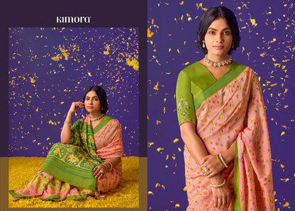 Kimora Meera Vol 6 Brasso Silk Saree Anant Tex Exports Private Limited
