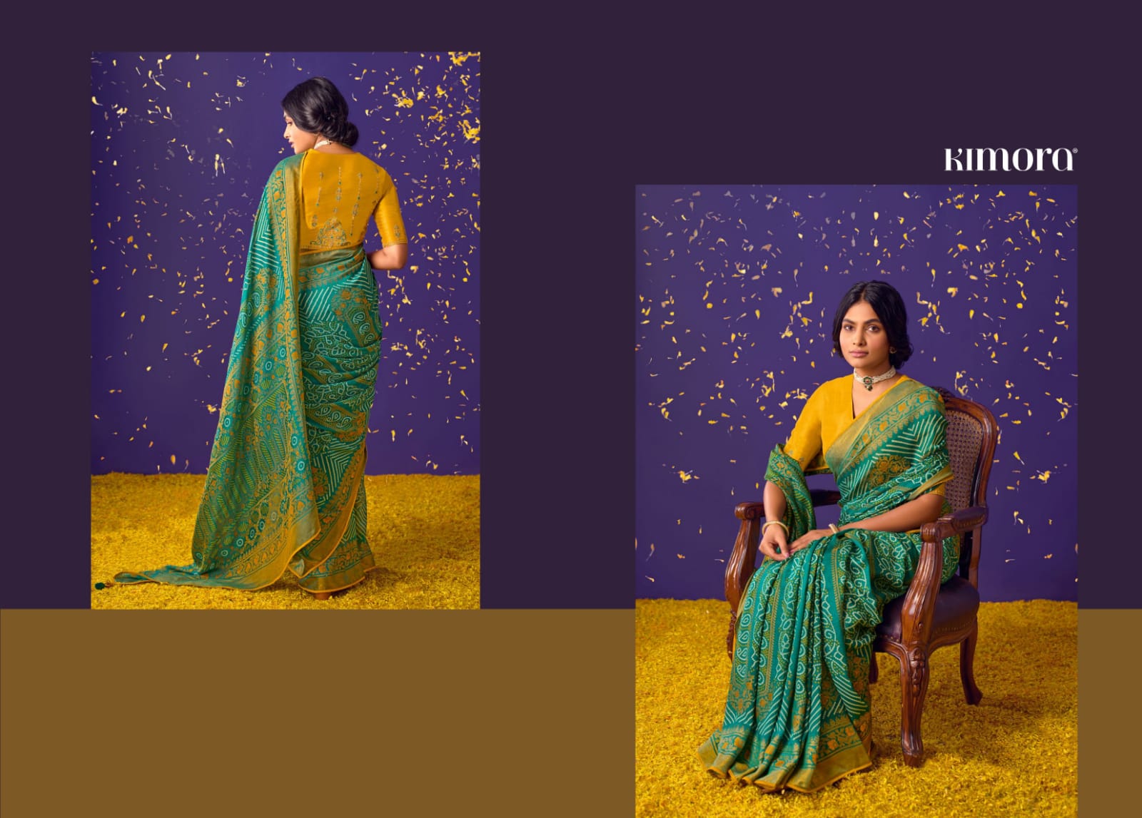 Kimora Meera Vol 6 Brasso Silk Saree Anant Tex Exports Private Limited
