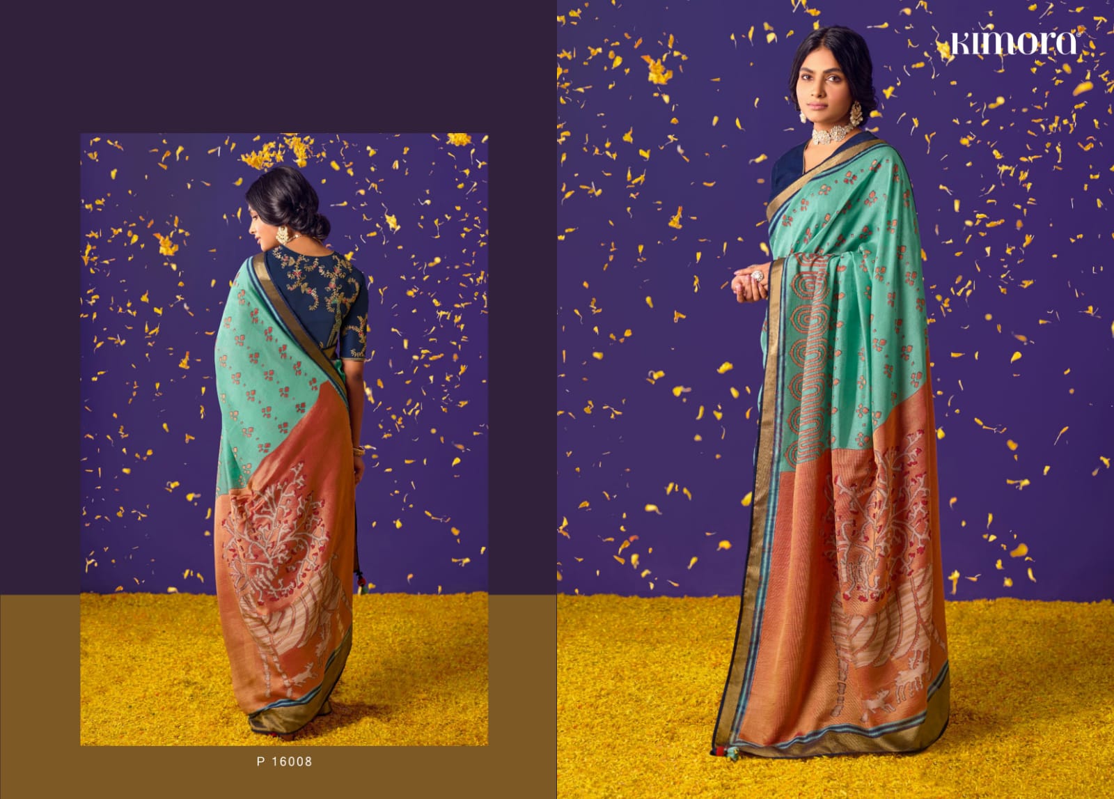 Kimora Meera Vol 6 Brasso Silk Saree Anant Tex Exports Private Limited