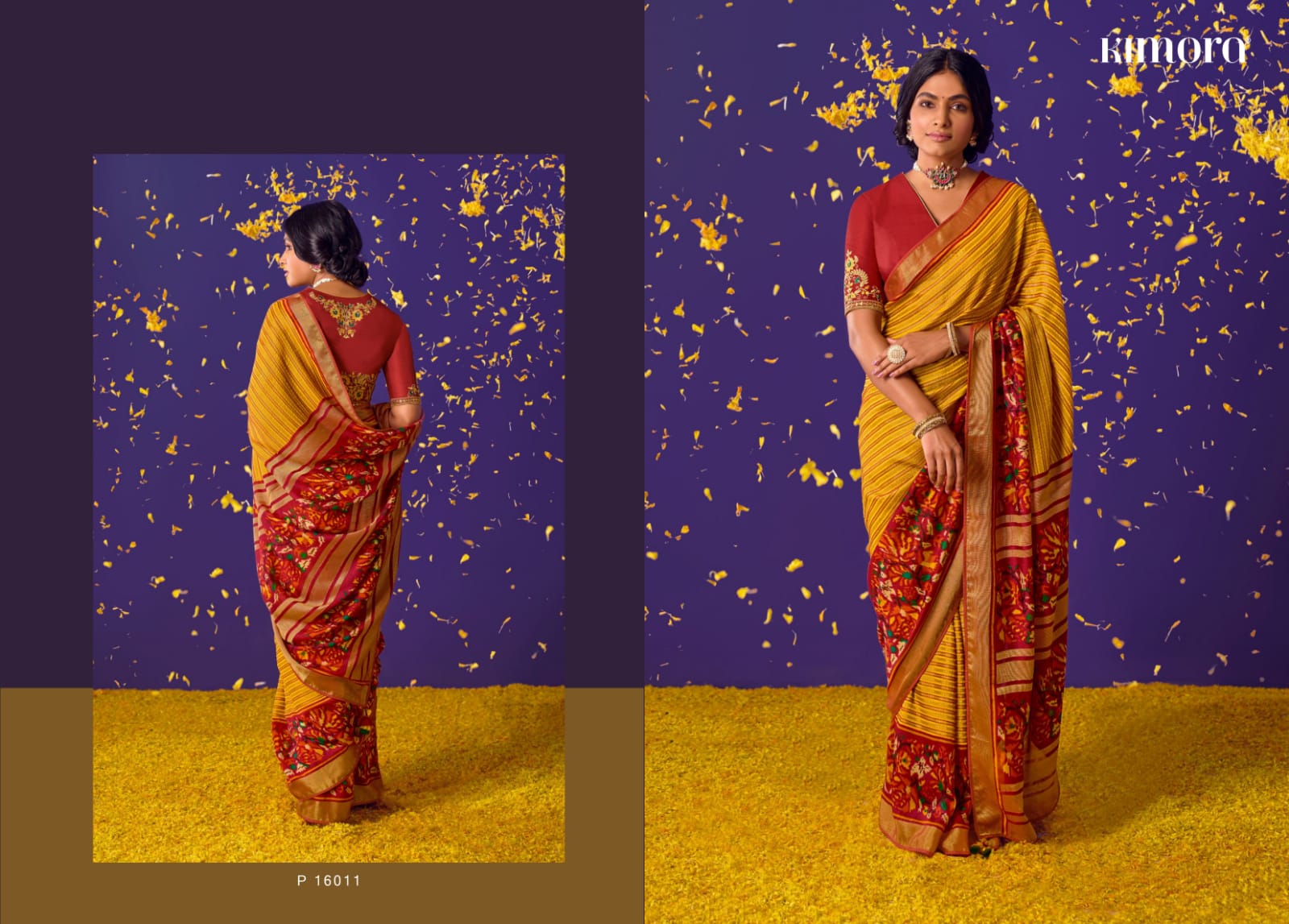 Kimora Meera Vol 6 Brasso Silk Saree Anant Tex Exports Private Limited