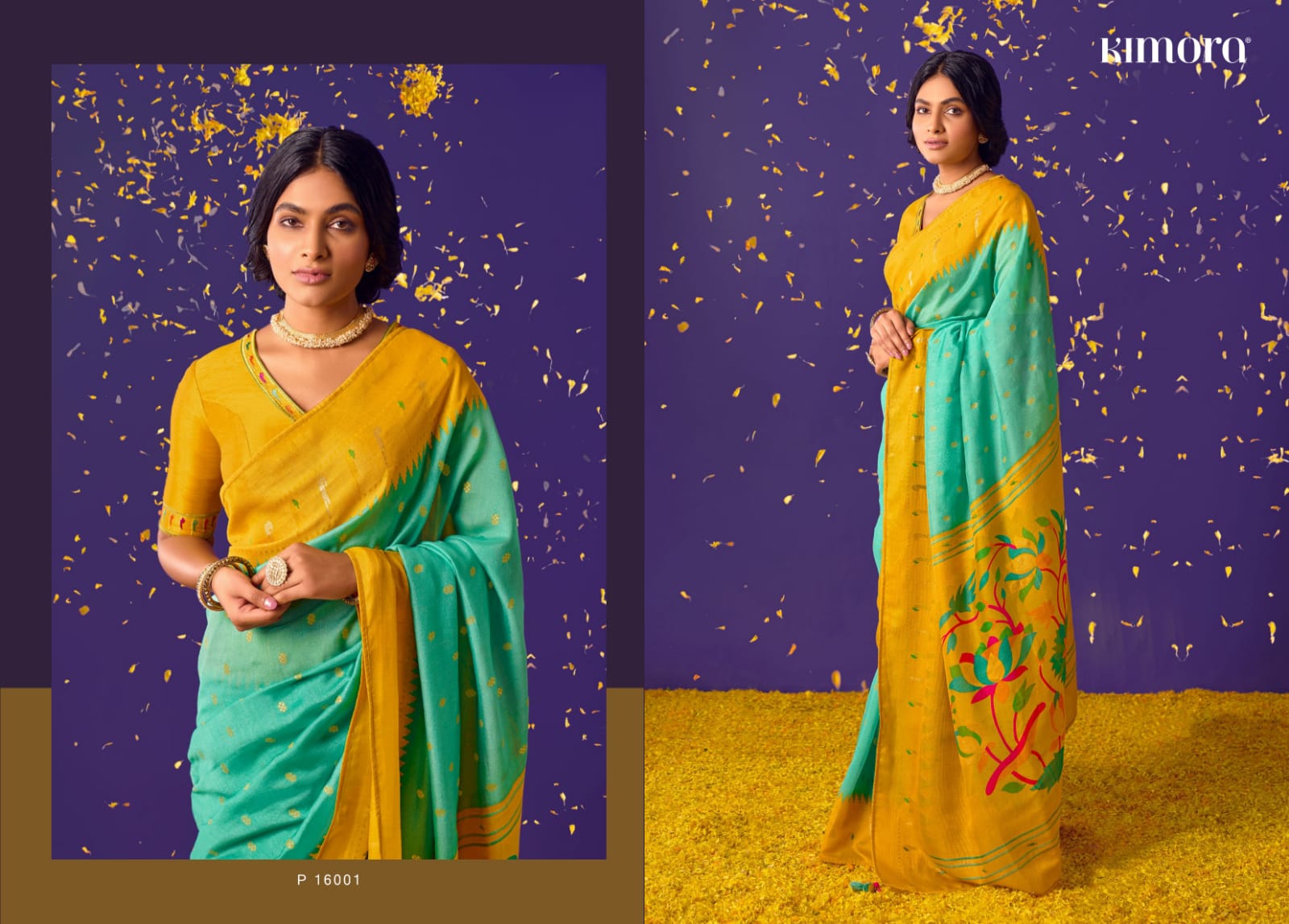 Kimora Meera Vol 6 Brasso Silk Saree Anant Tex Exports Private Limited