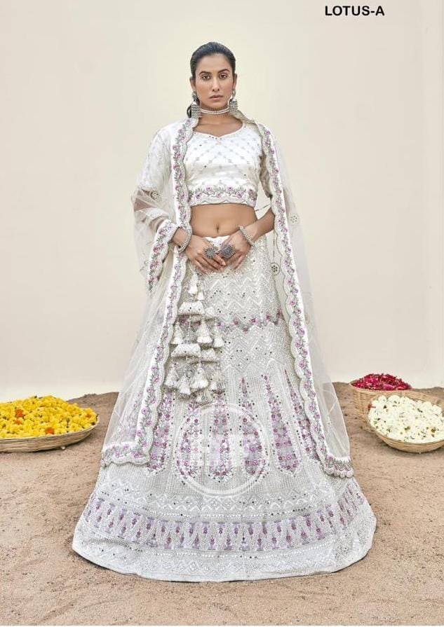 Lotus Designer Bridal Lehenga Anant Tex Exports Private Limited