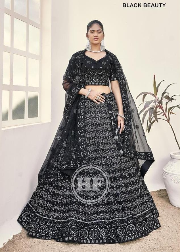 Black Beauty Designer Bridal Lehenga Anant Tex Exports Private Limited
