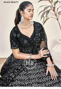 Black Beauty Designer Bridal Lehenga Anant Tex Exports Private Limited