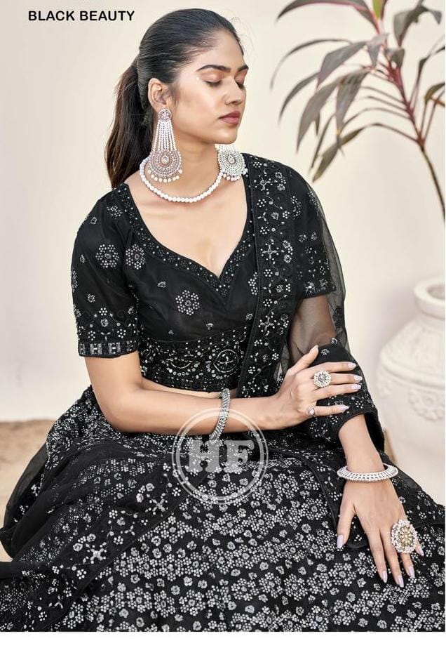 Black Beauty Designer Bridal Lehenga Anant Tex Exports Private Limited